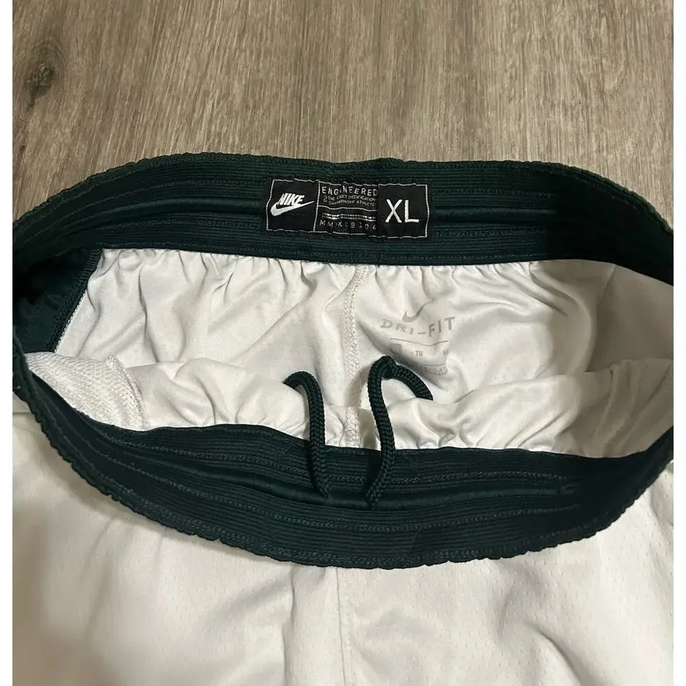 Nike Michigan State Spartans Basketball Shorts Mens XL Throwback Game Player
